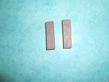 Paire patin frein cuir