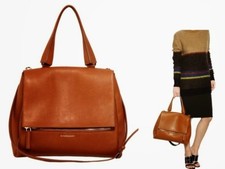 Sac porté épaule "Pandora" en cuir de veau marron Givenchy neuf