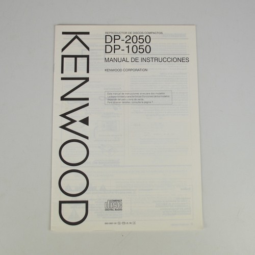 Lecteur kenwood 2050 - cd, dp-2050