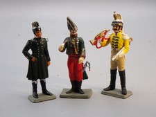 FIGURINE PLASTIQUE STARLUX 1/32 - 3 SOLDATS EMPIRE  LOT 3