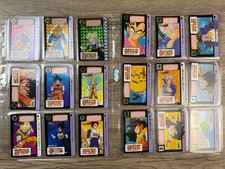 Carte Dragon Ball Carddass Part 10 Prism + Regular  Full Set 1992 MADE IN JAPAN