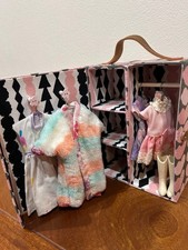 Ensemble de vêtements d'habillage Licca-chan motif cœur boîte de rangement fa...