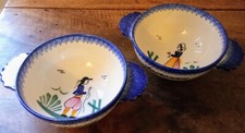 Paire d'anciens jolis bols en