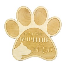 Pit Bull sous-verre en