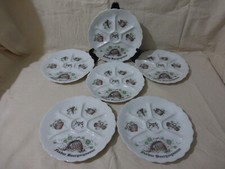 6 assiettes à fondue