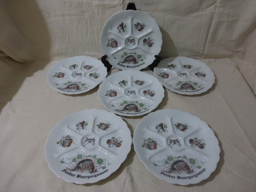 Assiettes fondue - assiettes, à