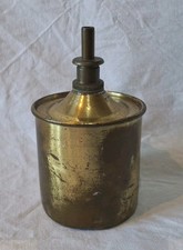 Ancien Bidon d'essence Style Founder Type Co FM laiton Obus Guerre poilu 39/45