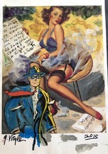 Œuvre De Antonio Vitale Pop Art Street Art Acrylique Et Collage Unique Signé CA