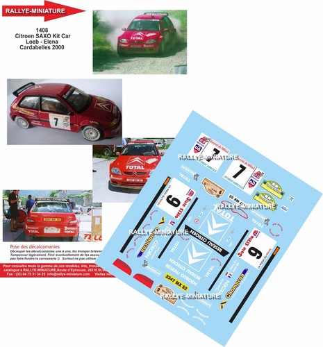 Decals ref 1408 - ref, citroen