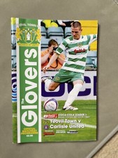 PROGRAMME Yeovil Town v Carlisle United - Coca-Cola League 1 2007-08
