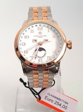Montre Homme Lancaster NARCISO Cadran Phases de Lune avec Jour Date 254,00€ NEUF