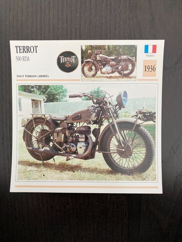 Carte fiche moto collection - moto,