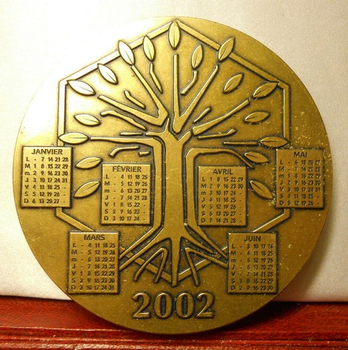 2002 médaille bronze 73mm - 2002,