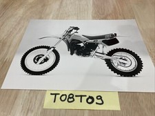 Kawasaki moto KX80 80 KX cross Photo NB dossier de presse , concessionnaire