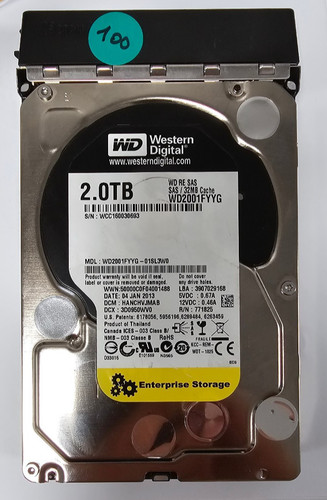 Disque dur sas wd2001fyyg 2tb - dur,