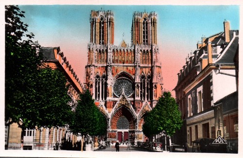 Carte postale reims marne - carte,