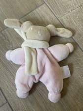 Doudou Peluche Corolle Lapin Poupée Écharpe Mini Knuffel Rose