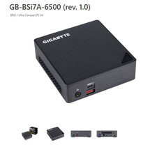 MINI PC Gigabyte Brix Compact PC GB-BRi7A-6500 8Go DDR M2 256Go