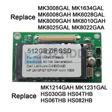 NEW 512GB ZIF CE SSD Upgrade MK1634GAL for iPod 5th 7th Gen Classic Logic Board