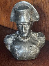 Buste Napoléon en Étain sans Socle H 13 cm