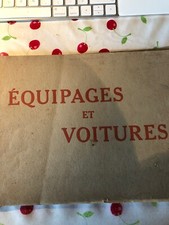 LIVRE EQUIPAGE ET VOITURE