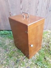 Ancienne Malle De Transport Bois Matériel JOUAN Vintage #A653