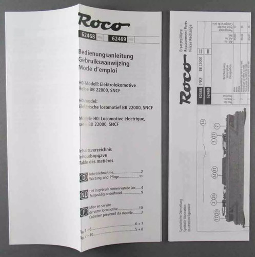 Roco 62468 62469 sncf - ho,