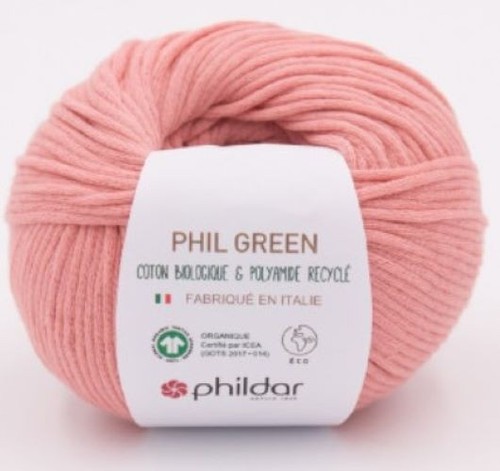 Pelotes phil green rose - phil,