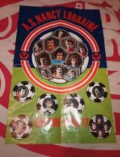 Poster ASNL AS Nancy Lorraine Foot Nancy saison 1976-77