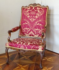 Grand fauteuil - bois sculpté - époque Louis XIV Régence