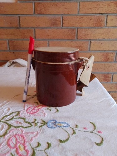 Petit pot sel grès - pot,