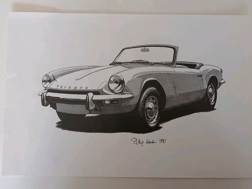 Triumph spitfire mk3 - triumph, print