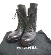 Bottes matelassées CHANEL AUTHENTIQUES, marque Coco, 44 cuir 44 #105
