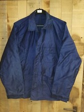 Ancienne veste bleu de travail