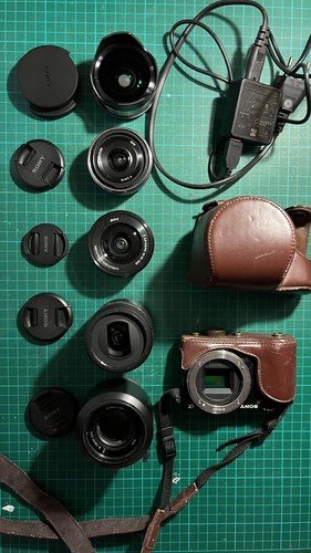 Lot sony nex 5 - 5, objectifs
