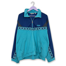 Sweat Fila Vintage Bleu Et