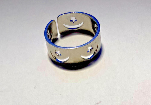 Bague pied rhodium - bague,