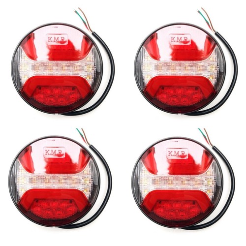 Led arrière rond - 4x,