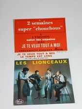 vintage support SALUT LES COPAINS chouchous LES LIONCEAUX mercury 152.011 MCE