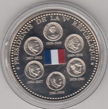 France Médaille Présidents De La République V République