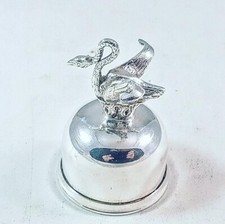 Cloche Miniature Cygne Métal