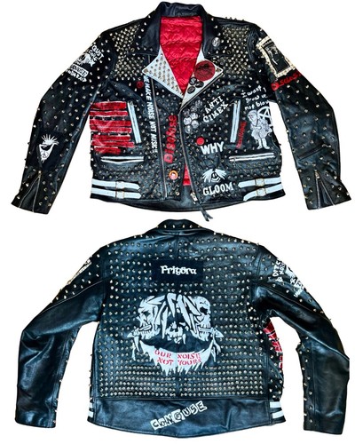 Vintage punk leather moto - vintage,