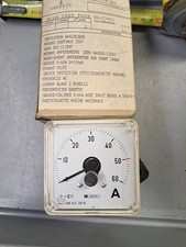 Ampèremètre 0 à 60 Ampères. Enertec. 