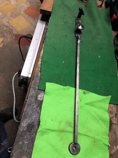 Ancienne grande clenche poucier de porte en fer forgé long exceptionnelle 59,5cm