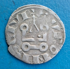 Louis VIII et Louis IX dit Saint-Louis , denier tournois variété TVRONIS