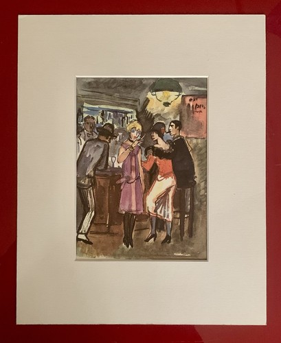 Tableau ancien estampe gravure