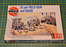 MAQUETTE 25 pdr  FIELD GUN  and QUAD    AIRFIX  1/72