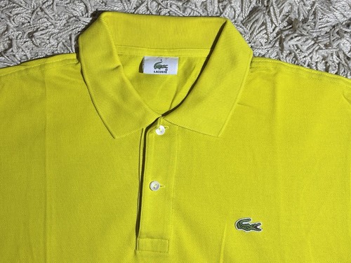 Polo lacoste jaune - polo,