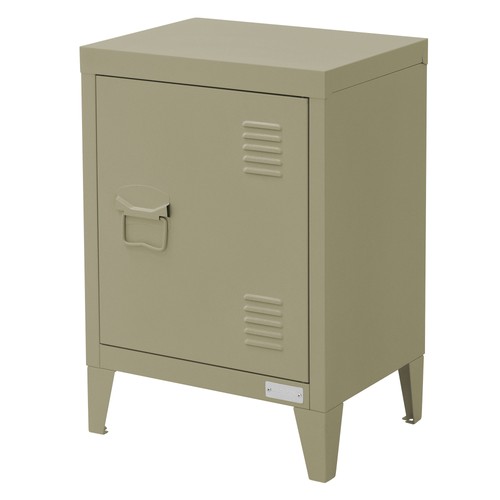 Table nuit olive acier - de,