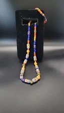 Ancien collier de perles Millefiori verre de Murano - Vintage Italy